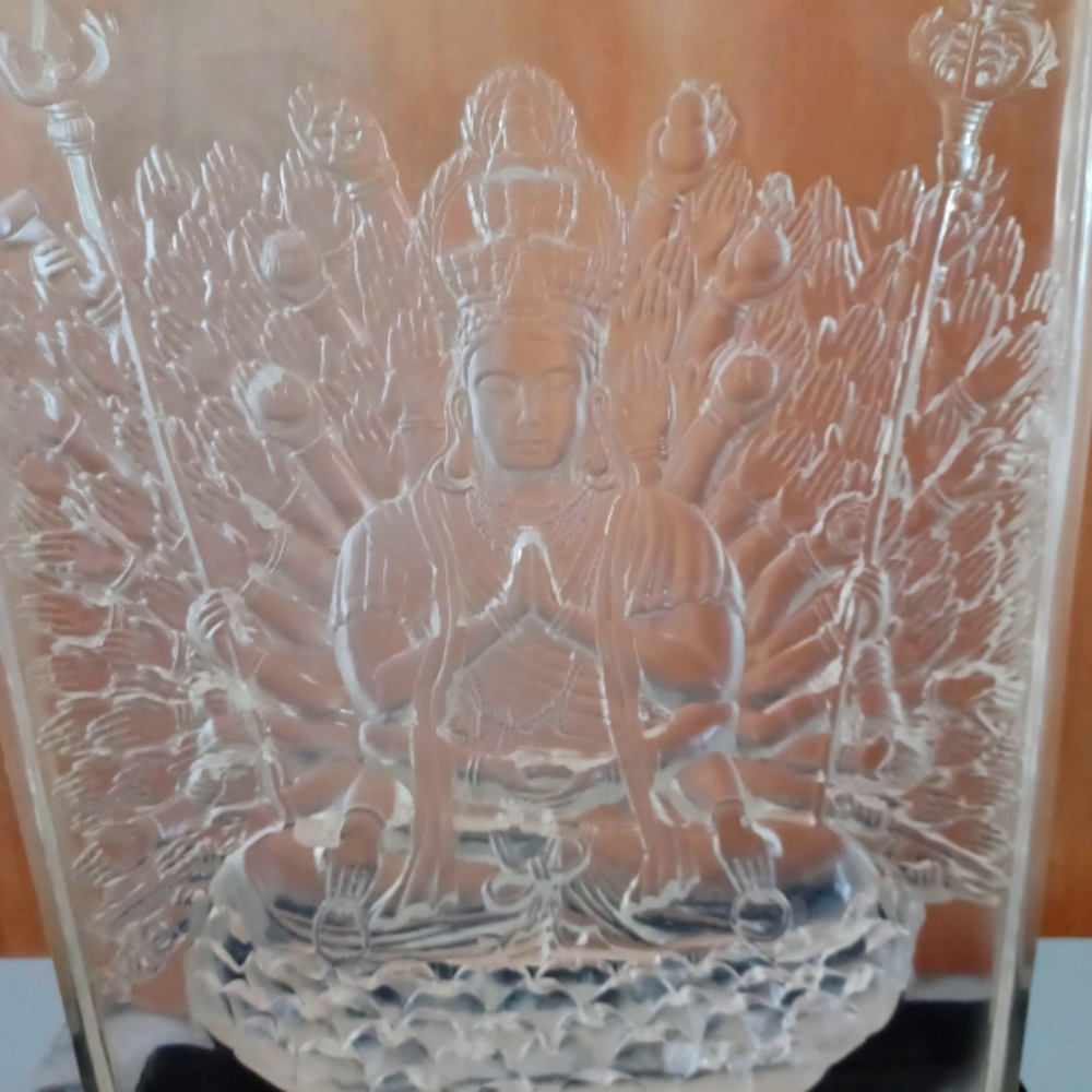 GUAN YIN decorative clear statue